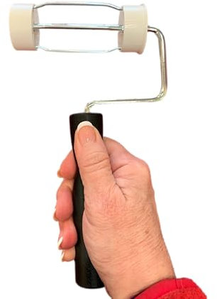 Ultra Essentials Ersatz-Fusselrollergriff – entfernt Tierhaare und Fusseln von Kleidung und Möbeln, strapazierfähig, langlebig und einfach zu bedienen, Lavendelbeutel, T-Form, Schwarz