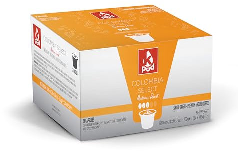 KPod Coffee Pods, Compatible with Keurig, K-Cup (48 Pods, Colombia Select)