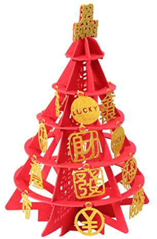 TOPBATHY Geldbaum-tischdekoration in Form Eines Rattenjahres Geldbaum-Dekoration für Geschäfte Baumschmuck -Turm Feng-Shui-Ornament