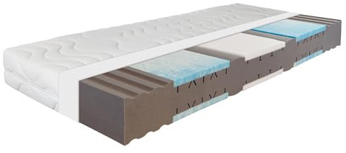 BeCo Matratze 90x200 cm Vision Top Komfortschaum H2, Oeko-TEX Standard 100, Made in Germany, 100 Nächte Testschlafen