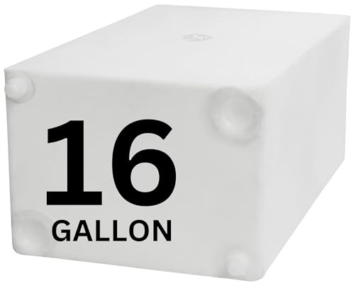 Ameri-Kart 16 gallon RV Färskvattentank för dricka och dricksvatten, för husbilar, släpvagnar och husbilar, WT-5545, 25 tum x 15 tum x 11 tum