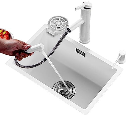 Lavello da cucina Lavello in acciaio inox Lavello da cucina Lavello in acciaio inox 304 Lavello singolo Lavello per uso domestico Lavabo da incasso Piccolo lavello