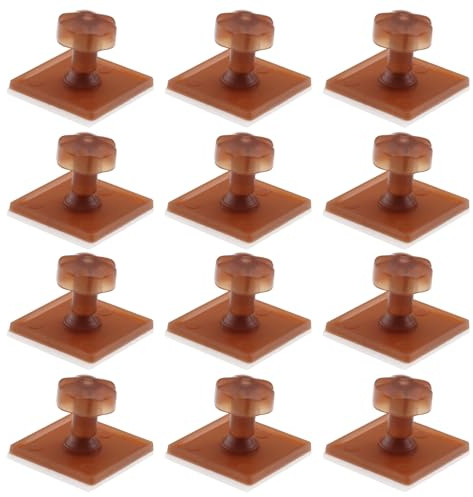 SG Store 56Pcs Clic Clac per Zanzariera con Vite Copertura Autoadesiva Clic Clac per Schermi per Mosche Finestra FAI DA TE Schermi per Porte Tende Zanzariere per Insetti (20x20x13mm)