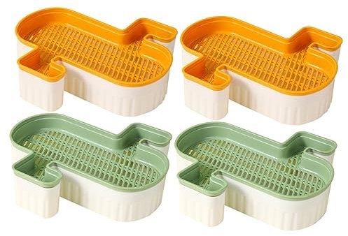 POPETPOP 4stücke Katzenpflanzen-Box Praktische Erdlose Hydroponik Für Katzen Wiederverwendbar Für Katzengras-anbau Inklusive Atmungsaktiver Innenschale