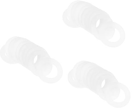 LABRIMP 3sets Sealing Gasket Washing Machine Hose Seal High Temp Bellows Hose Inlet Heavy Duty Rubber Easy Fit 10pcs*3