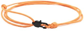 TRIPLE K&S Dünnes Armband für Herren & Damen – Handmade Männer Wickelarmband mit Karabinerhaken – schnur Wasserfest & Verstellbar – Maritimer Surfer Schmuck, Festival Armband-freundschafts