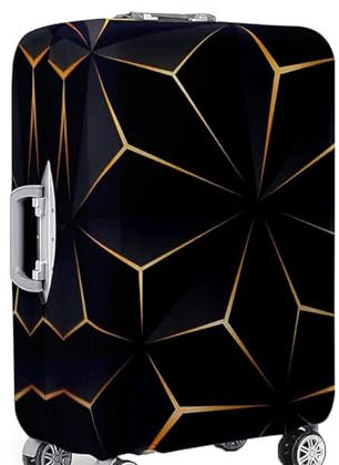 Anseom Elastisch Kofferhülle Kofferschutzhülle Gepäck Cover Reisekoffer Hülle mit Reißverschluss Waschbar Schutzhaube für Koffer Cyberpunk Stil Reisekoffer Schutzhülle 18 bis 32 Zoll (XL)