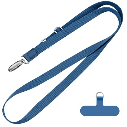 CHUQING Cadena para teléfono móvil para colgar Crossbody Strap Phone Lanyard Lanyard Cordón Ajustable Cadena Universal,Poliéster