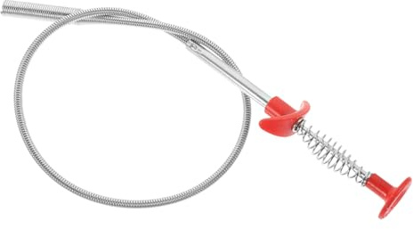 OATIPHO Herramienta de Limpieza de Desagües Flexible para Fregadero Gancho de Acero Inoxidable y Mango de Pp para Limpieza Fácil de Tuberías y Desagües Obstruidos