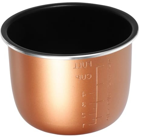 GALPADA Pot Intérieur Inoxydable Épais pour Cuiseur à Riz Remplacement Et Antiadhésif pour Cocotte Et Autocuiseur