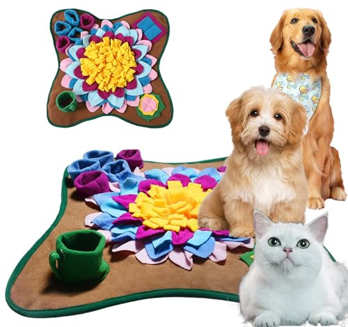 Coogime Tappeto da fiuto per cani, giocattolo intelligente, giocattolo per cani, giocattolo interattivo per dolcetti e promuovere l'intelligenza, occupazione per cani piccoli e grandi e gatti