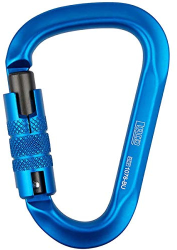 LACD Unisex – Erwachsene HMS Trilock Big Blue Normalkarabiner, Uni