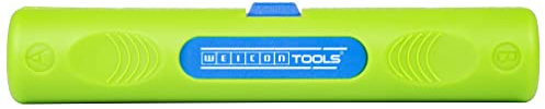 WEICON TOOLS Coax-Stripper No. 2 Green Line, nachhaltige Rohstoffe, Abisolieren von 4,8-7,5 mm Koaxialkabeln