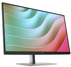 HP E-Series E27k G5 écran Plat de PC 68,6 cm (27) 3840 x 2160 Pixels 4K Ultra HD Noir, Argent