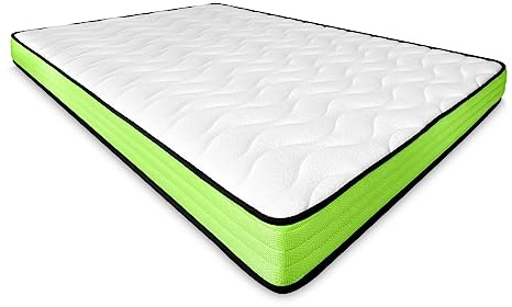 DUÉRMETE ONLINE - Colchón Viscoelastico Juvenil Viscopeque Reversible, Ideal para Camas Nido y Literas, 90 x 180
