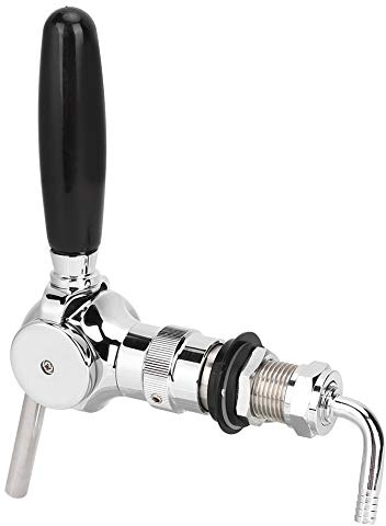 NDNCZDHC Household Brass Beer Faucet, Homemade Barrel Flow Control Ball Beer Faucet Suitable for Family Gatherings, Can Take Out Home Brewed Beer Wine Faucet
