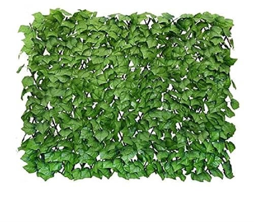 MZPOZB Balkon Sichtschutz Erweiterbarer Zaun-Sichtschutz for Balkon, Terrasse, Outdoor-Faux-Efeu-Zaunpaneel for Hintergrund, Garten, Hinterhof, Heimdekoration Balkonverkleidung(Watermelon Leaves)