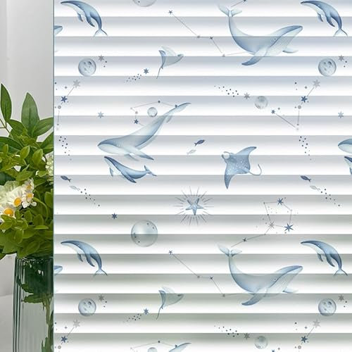 Sichtschutzfolie Fenster Grüne Pflanzen Sonnenschutzfolie Fenster,Sichtschutz Fensterfolie,Durchsichtig Thermofolie Fenster Gegen Hitze,Milchglasfolie Statisch Haftend