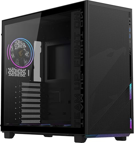Aorus C400 - Carcasa de Cristal para Torre Media, Color Negro