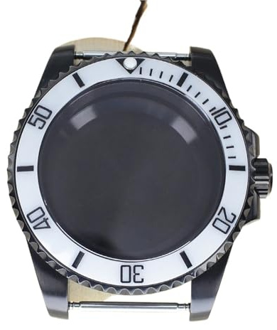 YELEMEABHB 40 mm herrklocka i svart med boett till Submariner Sapphire, passar till for Miyota8215, ETA2824, PT5000, NH35, NH36, SUB, rostfritt stål, Seiko Mod-delar Klockfodral(Blu,NH35 36 34 38 4R36