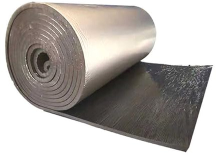 QAONEAY Rollo de Aislamiento Reflectante, tapete Autoadhesivo insonorizante, de 5 a 50 mm de Grosor, for Paredes, Pisos y techos (10,76 pies Cuadrados, 10 mm de Grosor)(10.76sqft,15mm Thick)