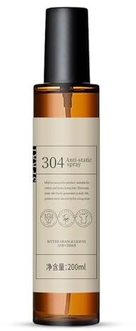 Abbigliamento spray statico - 200 ml di tessuto in statico in tessuto sicuro, anti -cling leggera, stetica di lunga durata eliminatore di lunga durata | Autori per capelli mobili da tap
