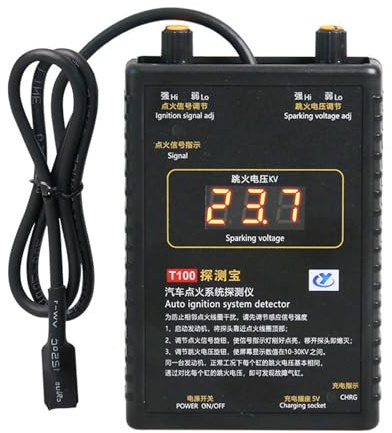 Herramienta De Diagnóstico Encendido Vehículos T100 Análisis Bobina Señales Motor Adecuada Para Técnicos Automóviles Herramienta Mantenimiento Vehículos Comprobación