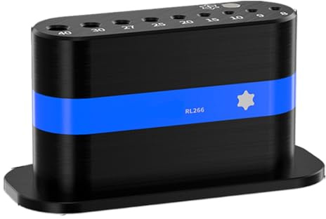 MCAOAL Supporto da scrivania antiscivolo per chiavi inglesi, design a forma di L, per la conservazione di utensili esagonali 950/967, chiavi inglesi e scaffalatura di presentazione, strumento