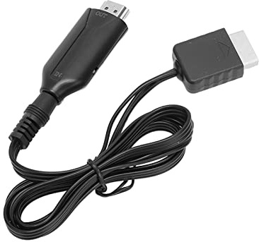 Eminchu Cable a, Adaptador Convertidor a, Cable de Vídeo para Consola de Juegos Plug and Play con Conversión de Señal HD Estable, Ideal para TV y Monitor