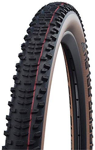 Schwalbe - Racing Ralph XC Race Tubeless Folding Rear Wheel Bike Tire |29 x 2.35 | Evolution Line, Super Race, Addix SpeedGrip| Black/Transparent