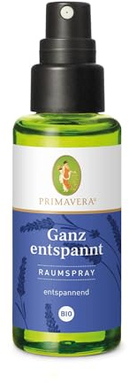 PRIMAVERA Raumspray Ganz entspannt bio 6 x 50 ml - Aromadiffuser, Aromatherapie - entspannend- vegan