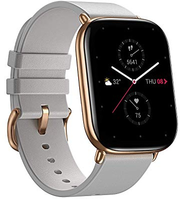 Zepp E Smartwatch Orologio intelligente fitness tracker circolare con frequenza cardiaca, SpO2 e monitoraggio del sonno REM, corpo in acciaio inossidabile con cinturino Android e IOS Moon Grey