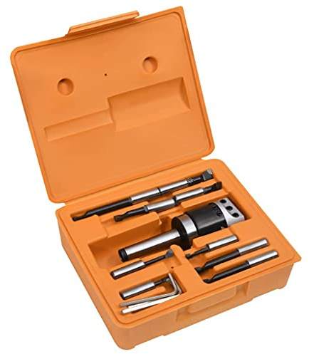 vidaXL Set de herramientas perforación 15 pzas cabezal 50mm MT3-F1-12