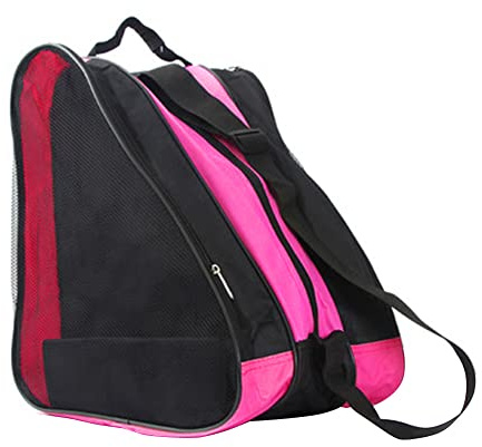 Faderr Rollschuhtasche Schlittschuhtasche Dreieck Atmungsaktiv Sport Schulter Roller Skate Tasche Roller Skate Tragetasche Oxford Tuch Tote Roller Skating Tasche Roller Aufbewahrungstasche
