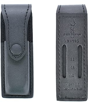 Safariland 76C STX Einfach-Magazintasche (schmale Klappe), Gürtelbefestigung/schwarz strukturiert, P99,P99Q,PPQ,PDPC, 58 mm BL