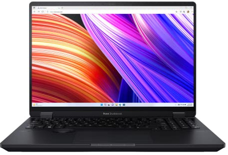 ASUS ProArt StudioBook Pro 16 OLED 2023 Laptop, 16 3.2K OLED Touch Screen, Intel Core i9-13980HX Processor, NVIDIA RTX 3000 Ada Gen, 64GB DDR5 RAM, 2TB SSD, Windows 11 Pro