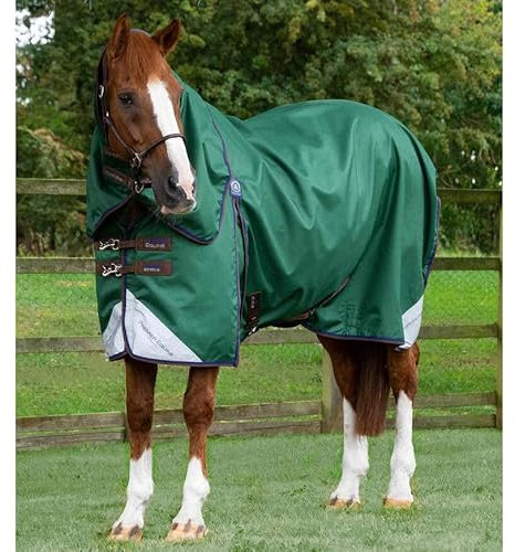 Premier Equine Outdoor-Decke für Pferde mit Halsabdeckung Akoni Stratus 0g