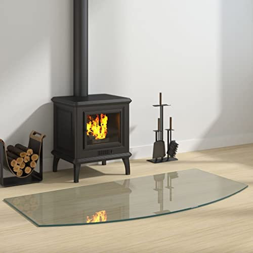 INLIFE Chimenea de vidrio 120 x 60 cm, 13.64 kg, 324156