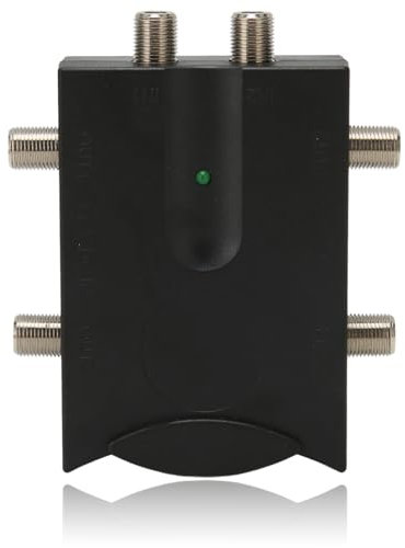 Amplificador de TV 2 en 4 salidas, sin pérdidas, bidireccional de alta ganancia para televisión por cable de antena, amplificador de TV