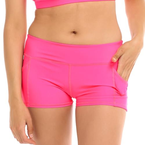 Body Glove Women's Standard Rider Elastic Waist Hybrid Swim Short with UPF 50+