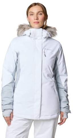 Columbia Ava Alpine Insulated Jacket, Veste De Ski Femme, White/Cirrus Grey, Taille L