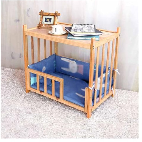 EHEIN Möbel Katzenbett Haustierbett, Freistehendes Katzenbett aus Holz for den Innenbereich, Katzensofa Haustierbedarf (Color : Style9, Size : S)