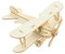 JOINPAYA Assemble Plane Puzzle Antique Model Kits Sculpture Desk Collectible Airplane Paint Bulk Kids Plane Crafts for Adults Wooden Plane Puzzle Bamboo Child Present