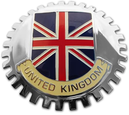 United Kingdom Grill Badge Emblem for Trucks and Cars