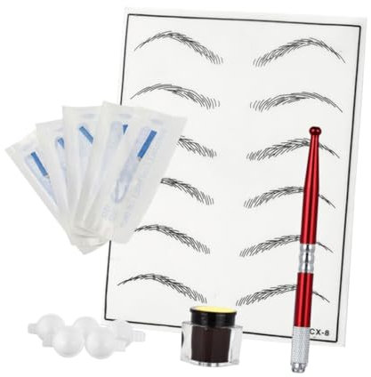 Beavorty Microblading-handbuch-set Rundstift Pigmenttinte Und Übungshaut Hoch Für (wmtz0072_05)