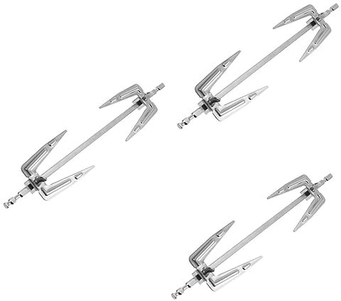 INOOMP 3pièces Fourchette Acier Inoxydable pour Friteuse à Air Brochette Universelle pour Poulet Rôti Et Barbecue Utilisation Pratique Et