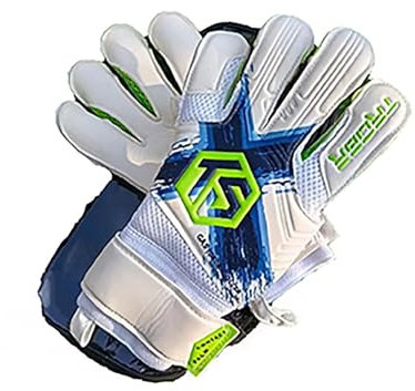 STWBHW Football Gloves,Goalkeeper Gloves,Kids Goalkeeper Gloves Football Gloves,Protection Super Grip Palms,Advanced Tacky Palm Materials Offer Exceptional Grip