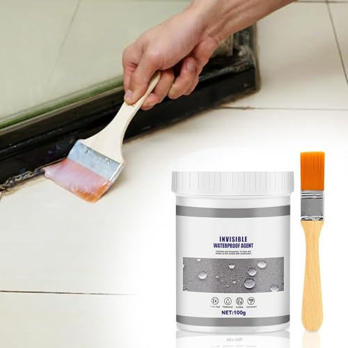 2025 Liquide d'étanchéité Transparent, Agent Anti-Fuite étanche, Scellant isolant étanche, Colle Anti-Fuite de Mastic isolant pour une Utilisation intérieure et Extérieure (1PCS, 100G)