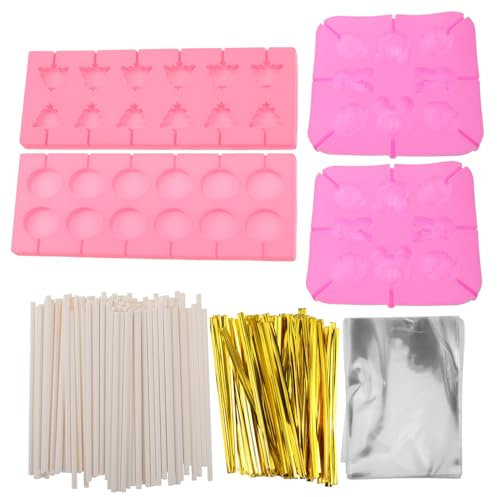 Moules à Bonbons en Silicone de Noël, Lot de 7 Set de Set de Pièces