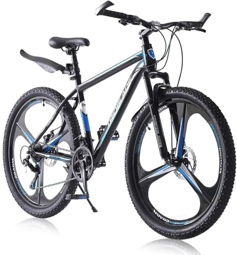 LSBIKE 24/26/27.5 Inch Mountain Bike 21 Speed Drivetrain Bike Mountain Bicycle for Adult 3/10 Spoke Wheels bicycle Men Dual Suspension Hardtail Bike Women Sport Cycling